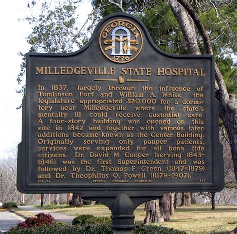 Milledgeville State Hospital Georgia Historical Society