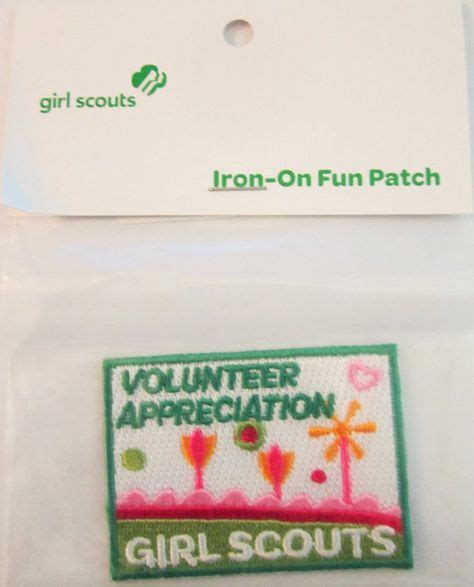 Girl Scout Fun Patch Volunteer Appreciation By Allthingsgirlscout