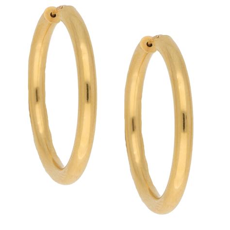 18k Yellow Gold Hoop Earrings At Susannah Lovis Jewellers