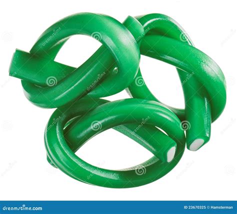 Green Gummy Candy Licorice Rope Set Stock Image Image Of Liquorice