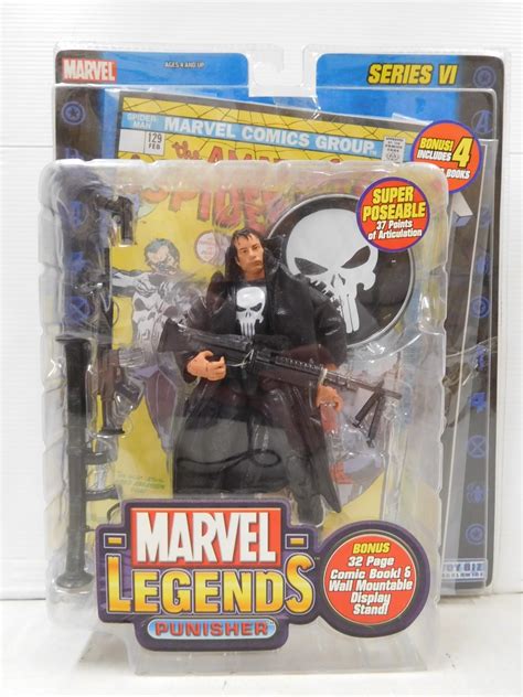 Marvel Legends Toy Biz Series 6 Punisher Action Figure Variant Edition Collector S Edge Comics