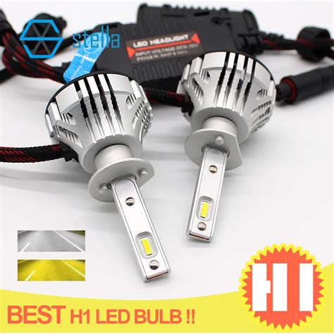 2pcs Best H1 Led Headlight Bulb Brightest H1 Auto Headlamp On Market