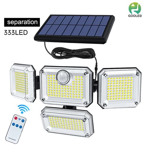 Luz Solar Superbrillante Para Exteriores Led Ip Impermeable