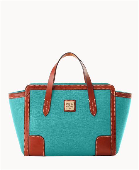 Dooney Bourke Pebble Grain Small Shopper In Blue Lyst