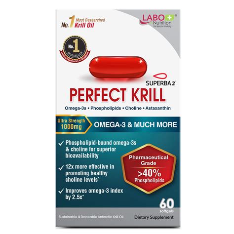 Labo Nutrition Perfect Krill Dietary Supplement Softgel For Heart