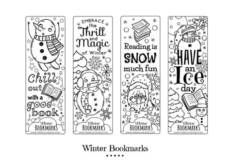 Printable Bookmarks To Color