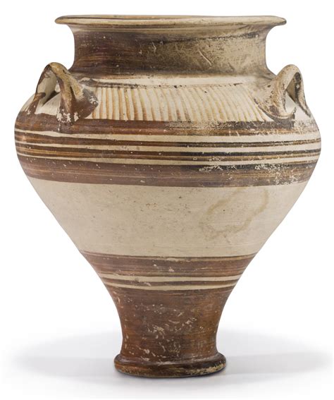 A Mycenaean Painted Pottery Piriform Jar Circa 1350 1300 Bc Christies