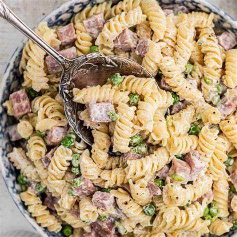 Easy Ruby Tuesday Ham And Pea Pasta Salad Recipe