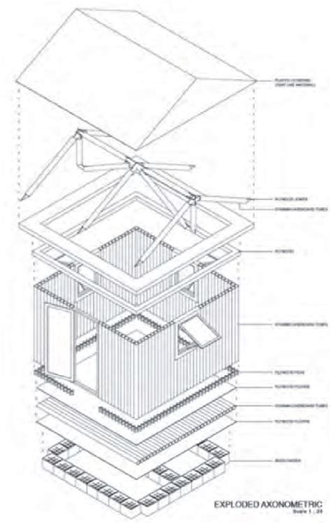 Paper Log House Di Shigeru Ban Download Scientific Diagram