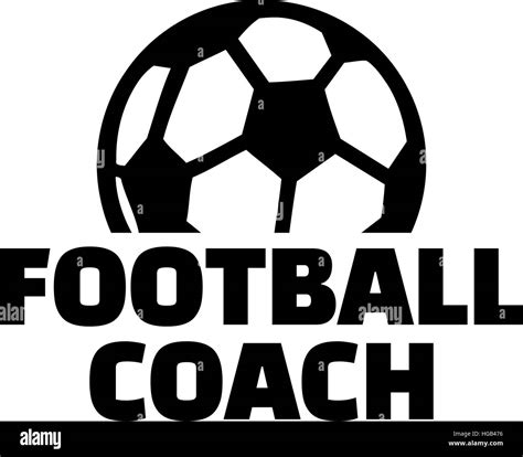 Football Coach With Ball Stock Vector Image And Art Alamy