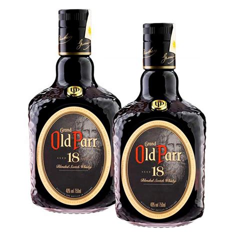 Kit Whisky Old Parr 18 anos 750ml 2 unidades em Promoção na Americanas