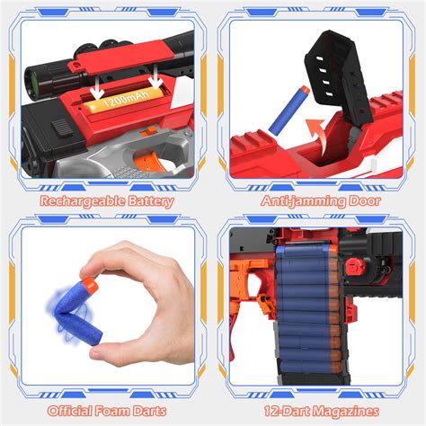 Buy Toy Gun For Nerf Guns Automatic Machine Gun Select Fire Modes Toy