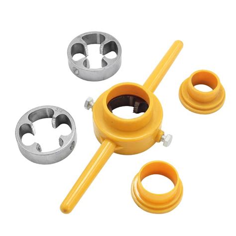 Pipe Thread Cutting Tool PVC Thread Maker NPT Round Tool Set Pipe ...