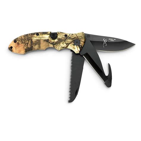 Browning Blade Hunting Knife Mossy Oak Infinity