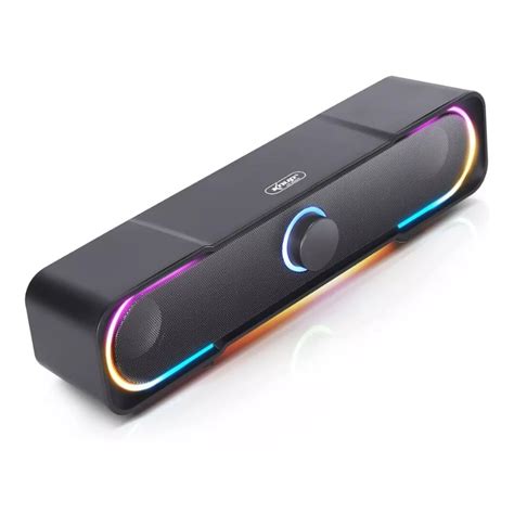 Caixa De Som Para Pc Notebook Tipo Soundbar Rgb Gamer P2 Usb Shopee