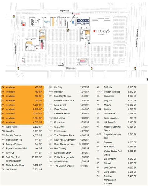 Roosevelt Field Mall Map: Your Ultimate Guide To Navigating The Mall ...