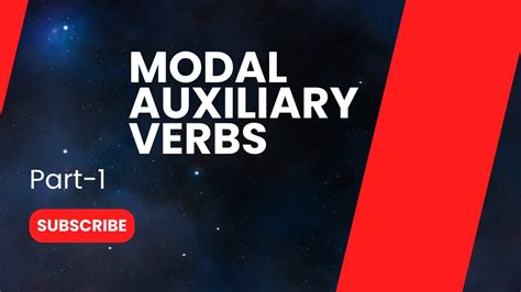 Modal Auxiliary Verb Part 1 Can Could Must Modal Verbs In