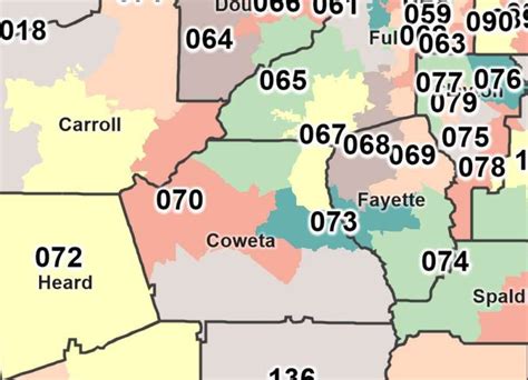 Coweta County Map