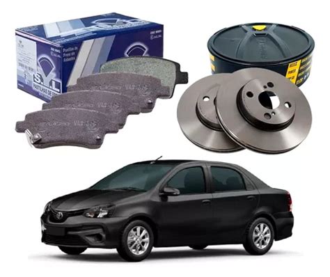 Kit Disco Pastilha Freio Dianteiro Syl Etios Sedan