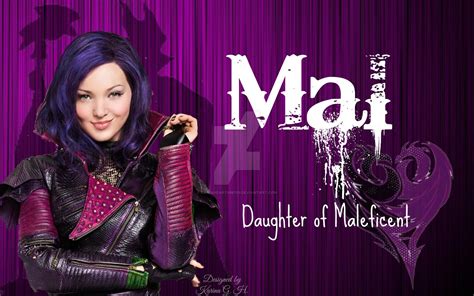 Mal Descendants 3 Blue And Purple Wallpapers Wallpaper Cave