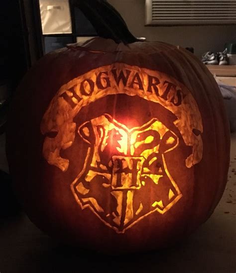 Harry Potter Pumpkin Carving Pattern