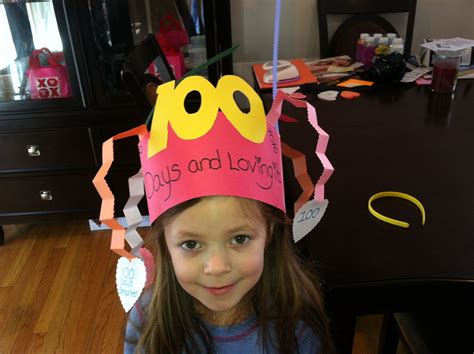 100th Day Hat Craft 100 Days And Loving It There Are 10 Strips Of