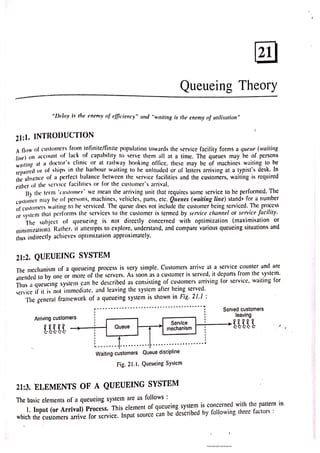 Queueing Theory Notes Pdf