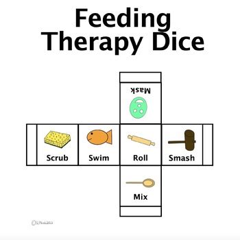 Feeding Therapy Dice By Slp Ariela Tpt