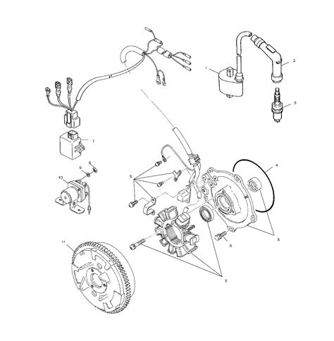 Moteur Magneto Pour Magnum X Hds Esprit Polaris La