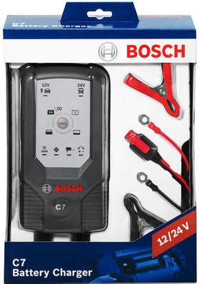 Зарядное устройство для аккумулятора 12в/24в C7 BOSCH 12V/24 зарядка ...