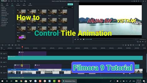 How To Control Title Animation In Filmora Tutorial For Beginners