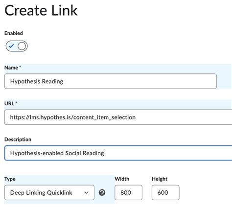 Allowing A Streamlined Method For Creating Hypothesis Enabled Readings