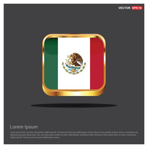 Mexico flag design vector 13284246 Vector Art at Vecteezy