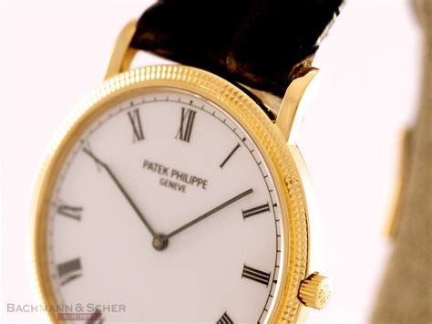 Patek Philippe Calatrava Ultra Thin Ref D K Yellow Gold Papers Bj