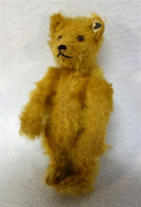 Miniature Steiff Jointed Mohair Bear With Glass Eyes Lot 160 Old Teddy Bears Bear