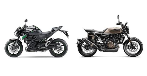 Motorrad Vergleich Kawasaki Z Vs Husqvarna Svartpilen