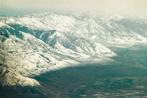 Mountains Lakelandscape Of Salt Lake City Utah Image Free Stock