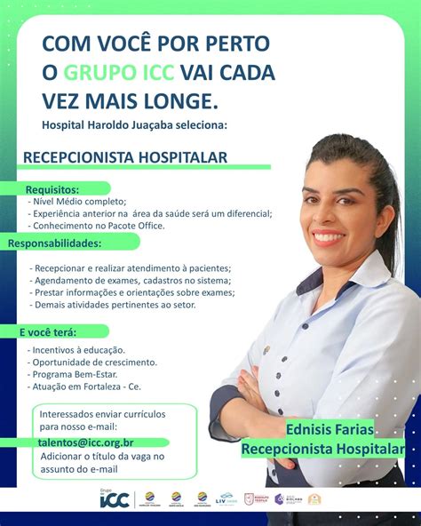 Vagas Para Recepcionista Hospitalar - 7