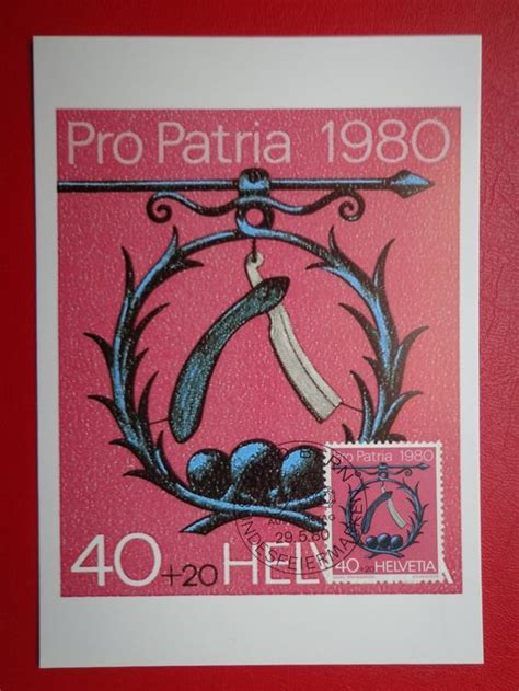 Maximumkarte MK 29 5 1980 PRO PATRIA PP Carte Maximum Kaufen Auf Ricardo