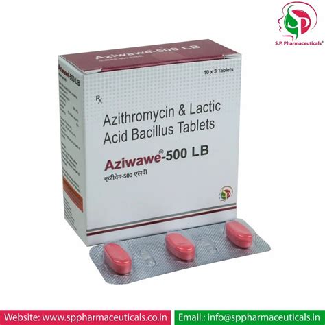 Azithromycin Lactic Acid Bacillus Tablet Strength Mg At Box