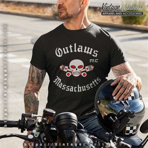 Outlaws Mc Massachusetts Shirt Vintagenclassic Tee