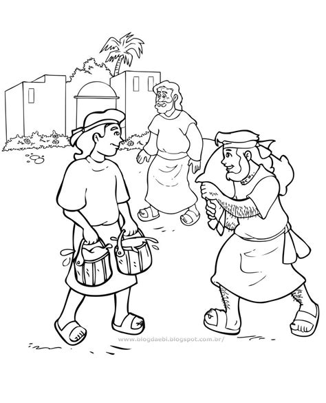 Jacob And Esau Coloring Pages Printable At GetColorings Free