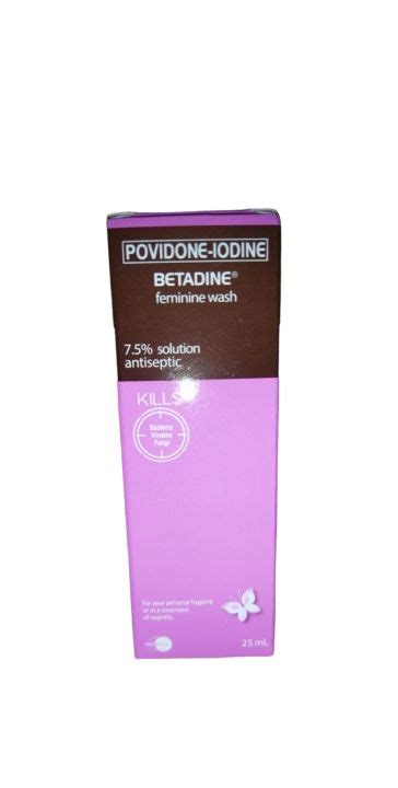 Betadine Feminine Wash Povidone Iodine 25mp Lazada PH