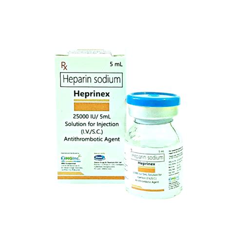 Heparin Iu Ml Heprinex By Mg Incorporated At Best Price