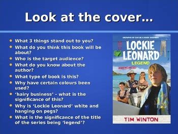 Lockie Leonard Legend by Lintash | TPT