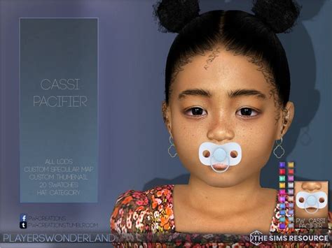 The Sims Resource - Cassi Pacifier | Pacifier, Toddler cc sims 4, Sims ...