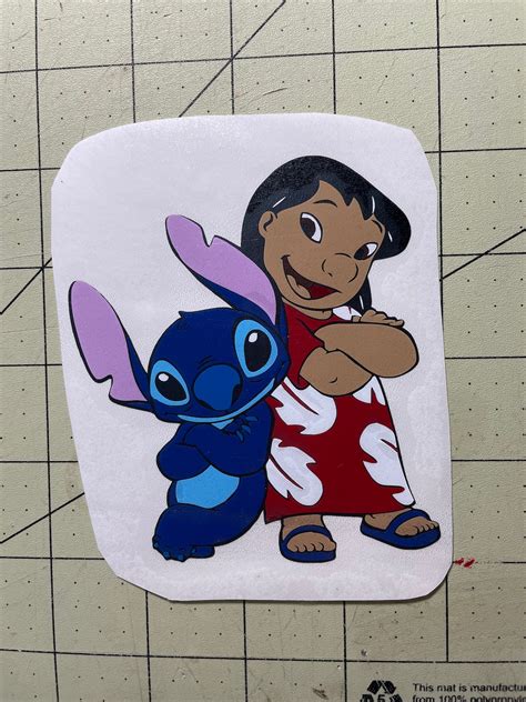 Calcomanía de vinilo lilo y stitch Etsy México