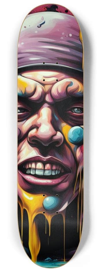 Graffiti artist 8-1/4 Skateboard Deck by VoodooJunkie