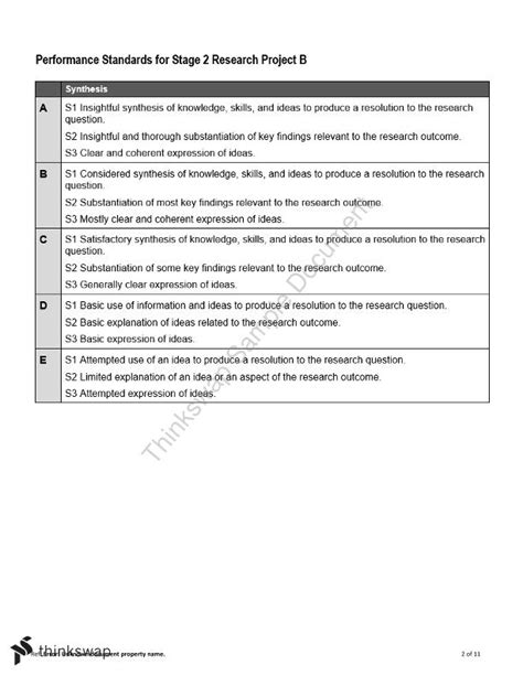 A Research Project Outcome Year 12 Sace Research Project Thinkswap