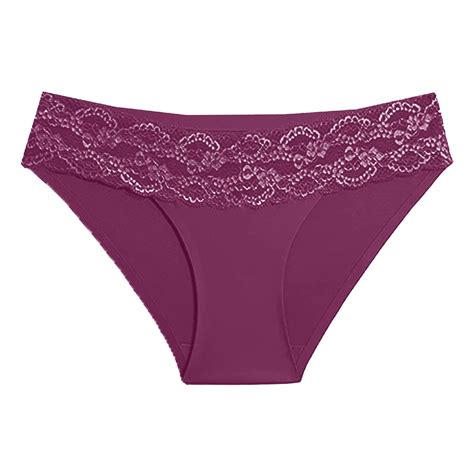 Snowsong Womens Underwear Hot 2024 Women S Comfortable Breathable Solid Sexy Lace Low Waisted